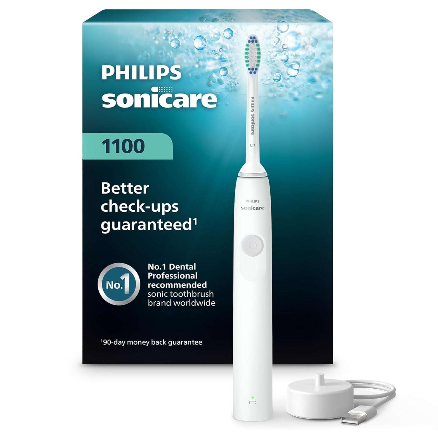 Philips Sonicare 1100 Series Electric Toothbrush White