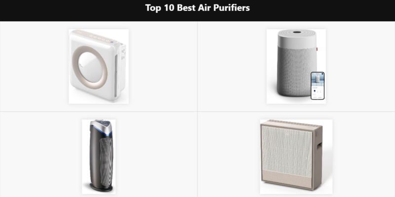 Top 10 Best Air Purifiers of 2026