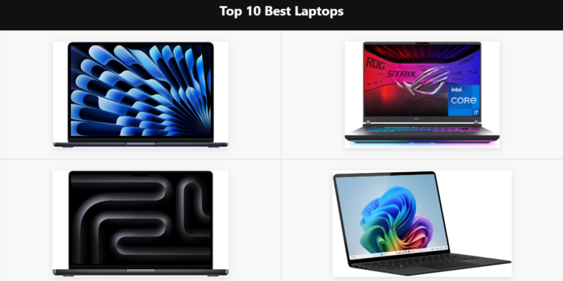 Top 10 Best Laptops of 2026